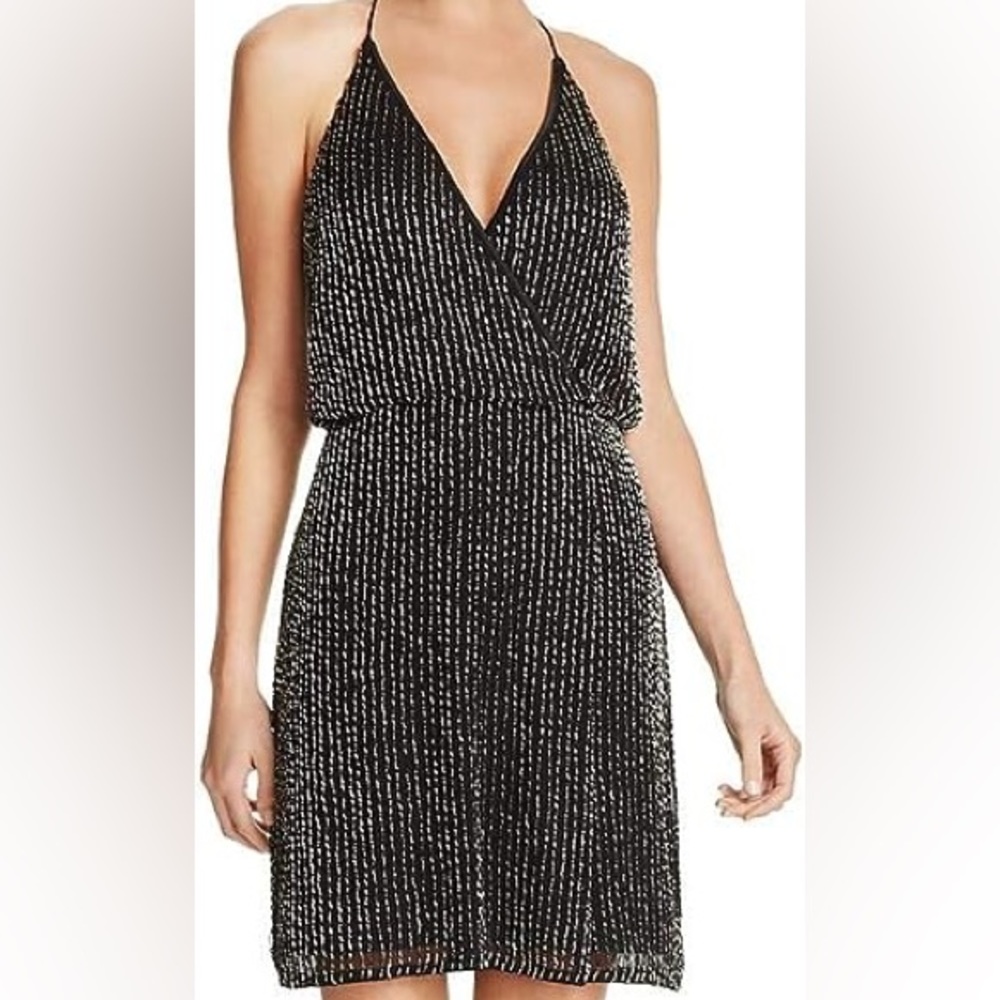 French Connection Beaded Mini Dress